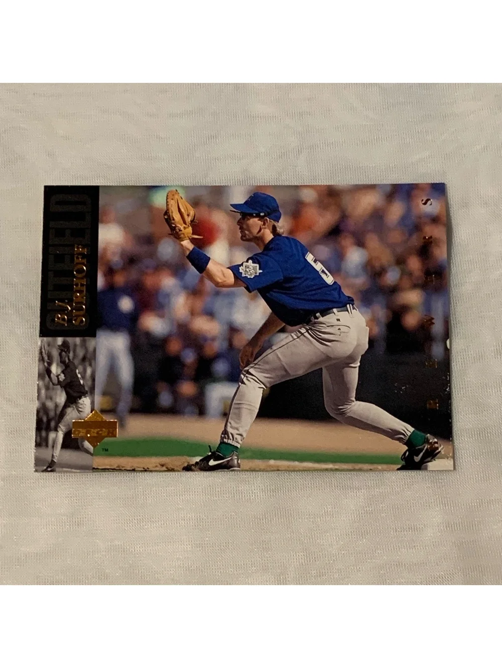 1994 Upper Deck Electric Diamond #369 B.J. Surhoff Brewers Baseball Card
